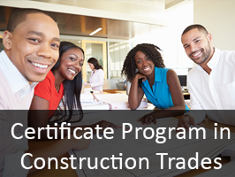 certificate program construction trade