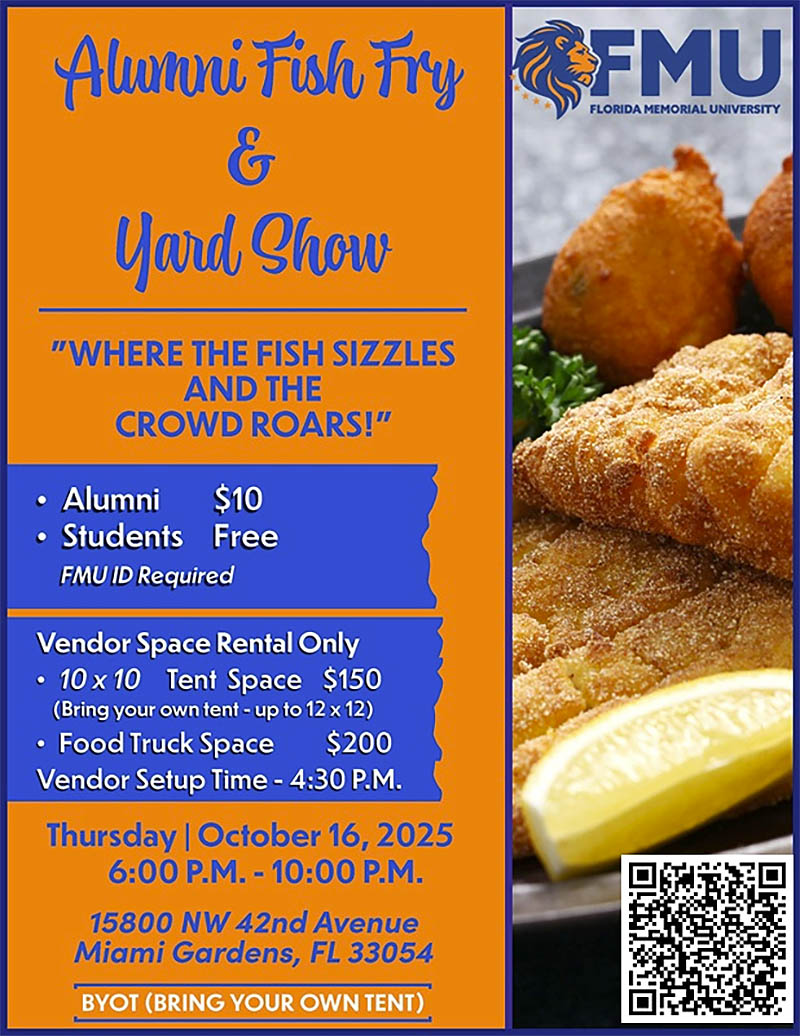 Alumni Fish Fry & Yard Show flyer