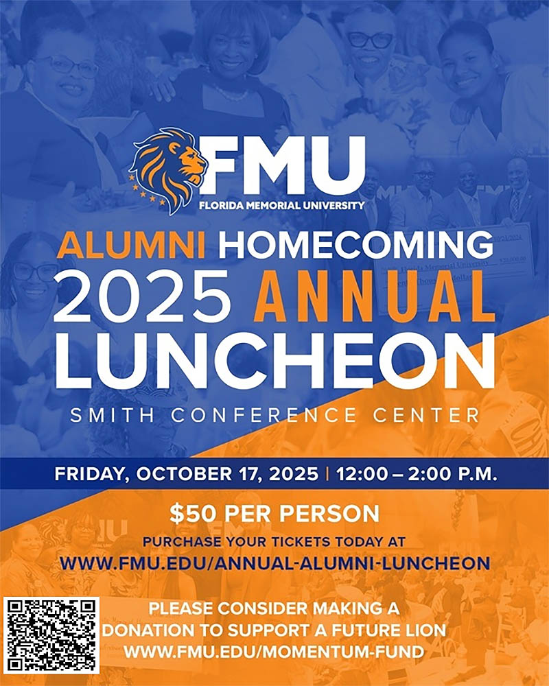 2025 Annual Alumni Homecoming Luncheon flyer