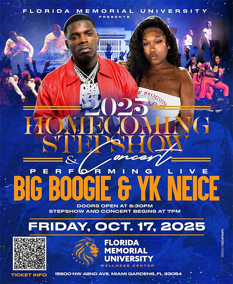 2025 Homecoming Step Show & Concert flyer