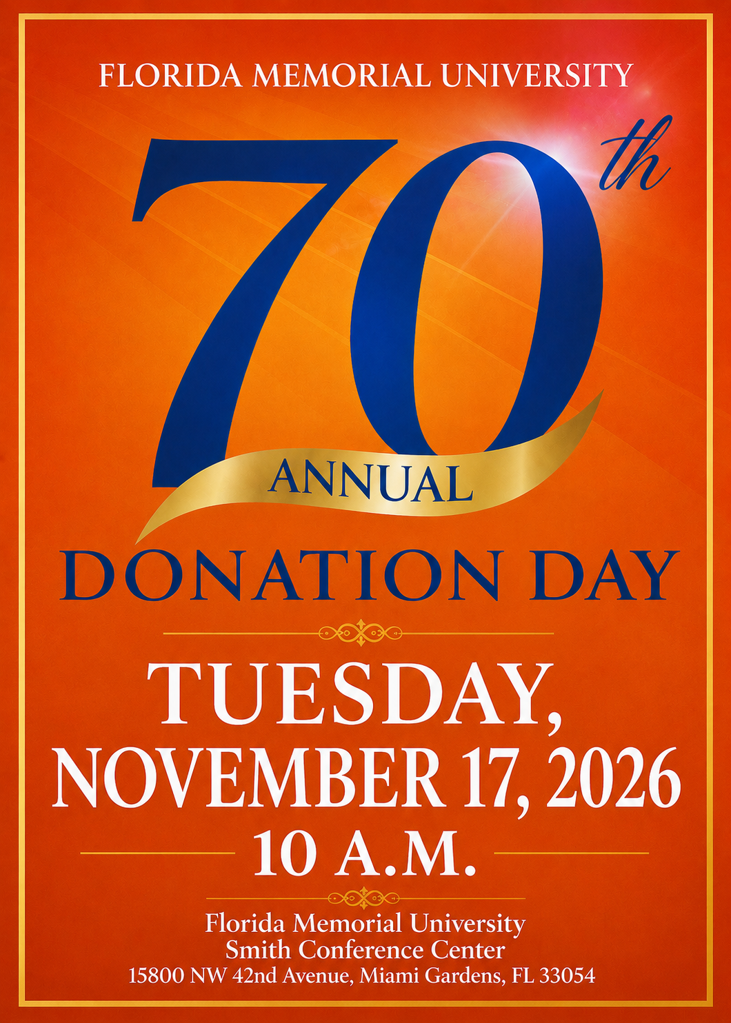 70th annual donation day