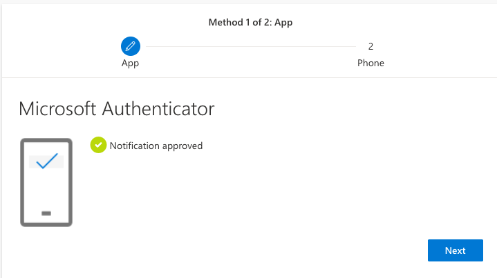 QR code on the computer screen to scan with the Authenticator app