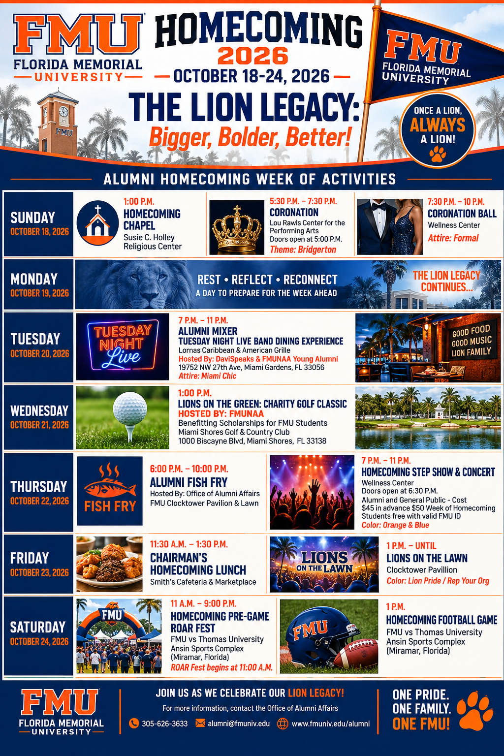 2026 Homecoming Alumni Events